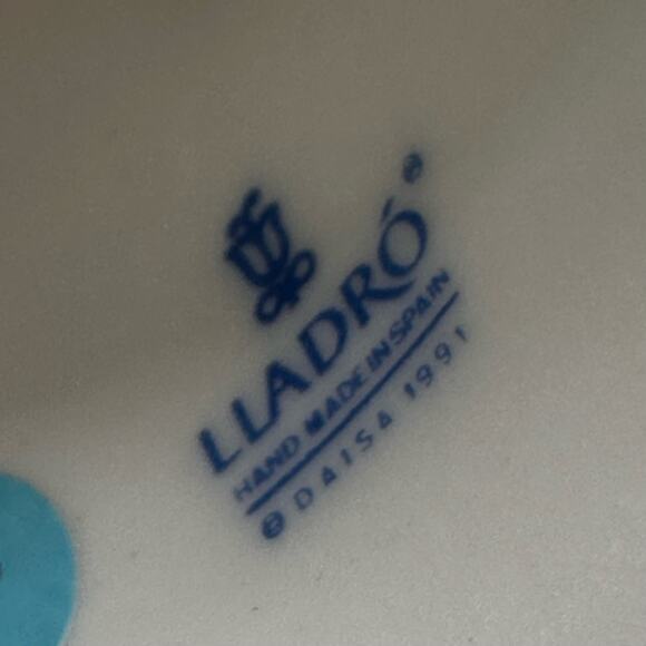 LLadro Christmas Holiday ornament 1992 Bell signature year - Picture 8 of 9